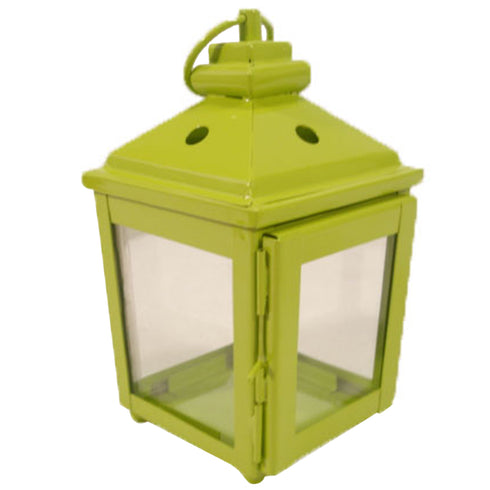 S.Steel Glass Lantren 8"X8"X15.2"HT